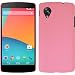 Produktbild PhoneNatic Case für Google Nexus 5 Hülle rosa gummiert Hard-case + 2 Schutzfolien