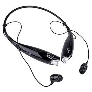 EasyShopping HBS-730 Wireless Bluetooth Neckband Headset with Mic (Black)