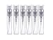 2ml/3ml/4ml/5ml Portable Refillable Glass Makeup Clear Empty Sprayer Bottles Cosmetic Atomizers Spray Bottle Container Pack of 6 (5ML)