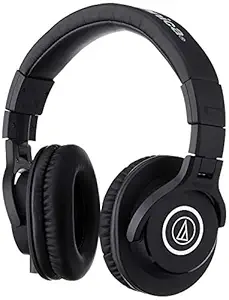 Audio-Technica ATH-M40X Professional Studio Monitor Over-ear Headphones (Black)
