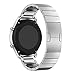 Produktbild Neue smart watch band schnellverschluss edelstahl metall link armband für samsung gear s3 frontier classic 22mm (schwarz)