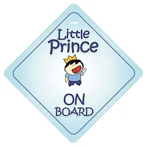 CVANU Littlr Prince ON Board Safty Windows Car Sticker (Pack of 2) CV-158