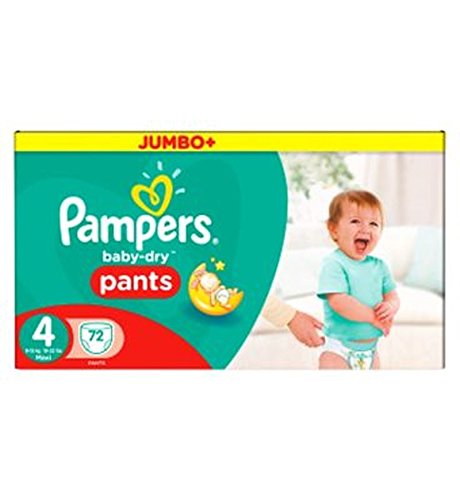 Pampers Baby Dry Pants Size Jumbo Box 72 Nappies Desertcart