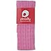 Piccalilly Organic Cotton Pink Girls Cable Knit Tights
