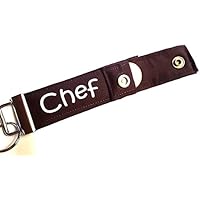 Chef Geschenk - personalisierbarer Schlüsselanhänger mit Einkaufschip, Geschenk für Chef, Vorgesetzten, Leiter, Direktor, Rektor, Schlüsselband mit Chip / Einkaufschip