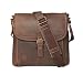 Produktbild Navali Shipwright Laptop Umhängetasche Messenger Bag aus echtem Wild-West-Leder - für Tablets, iPad, Laptops bis 13 Zoll - Braun