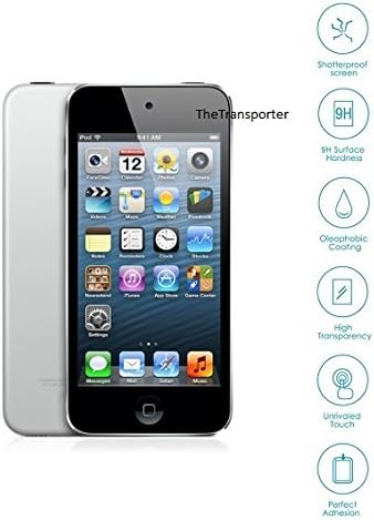 TheTransporterUK - iPod Touch 4th Gen Generation Tempered Glass Screen Protector Cover for Various Mobile devices, Crystal Clear, High-Response Touch, Ultra Slim, Anti-Scratch, Oleophobic Coating, Industry-High 9H Hardness