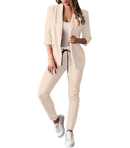 Completo Cerimonia Completo Donna Elegante Blazer E Pantaloni - Tailleur Curvy Per Ufficio E Cerimonia Taller Donna Cerimonia