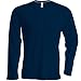Produktbild Kariban - Herren Langarm Rundhals T-Shirt / Navy, XXL