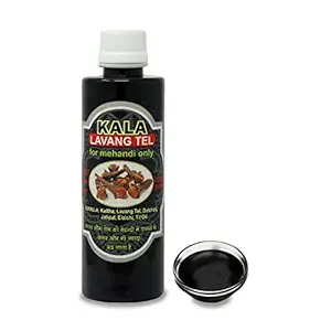 AFRIN Henna Mahendi Black Clove Oil For Making Mahendi cones Used for Making Mahendi Cone |Mahendi Cone Making Oil| Cone Making Oil- 200 ml