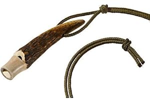 KLAUS DEMMEL Rottumtaler Hundepfeife in Hirschhorn-Optik mit Pfiff