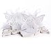 Produktbild VORCOOL 50er Pack Wedding Favor Candy-Boxen Hochzeit hohlen Schmetterling Candy Box - hohle großer Schmetterling-Stil (weiß)
