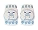 1 Pairs Pure Cotton Crawling Baby Knee Pads Kids Knee Pads Protector BLUE