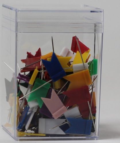 Pin Fans Assorted Colours Pack of 100