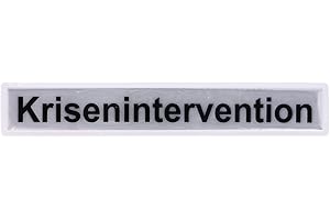 RescPol Rückenschild Krisenintervention - 30 x 5cm - weiß