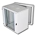 Produktbild BIGtec 19" 6HE Wandgehäuse Netzwerkschrank zweiteilig Elektronikwandgehäuse B x H x T 600 x 330 x 600mm RAL7035 lichtgrau komplett vormontiert , Stahlblechgehäuse , eigenbelüftet , 19" Rack ,Traglast 40Kg , Seitenwände abnehmbar , Sicherheitsglas , Türschloß , zweiteilig mit Schwenkrahmen , 2-teilig , Wandgehäuse DUO