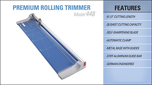Dahle 448 Roll- und Schnitt-Schneidemaschine (384 x 1500 mm, 1300 mm, 2,0 mm) 20 Blatt - 7