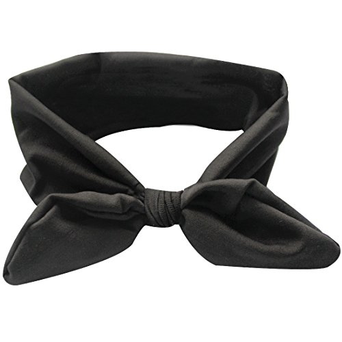 iEFiEL 5 Stück Süßes Baby Mädchen Elastic Hasenohren Stirnbänder Haarbänder Kopftuch - 5