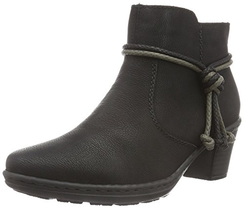 Rieker Women’s 54950 Ankle Boots, Black (Schwarz/00), 8 UK