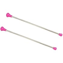 Dasiyoki 21-Inch Twirling Baton – Metal Shaft With Plastic Ends, For Majorette, Dance, Gymnastics, Kids & Beginners