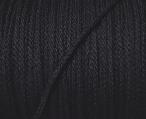 5 m Baumwollkordel 3 mm schwarz