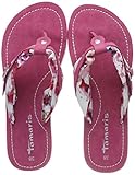 Flexible Laufsohle Tamaris Damen 27109 Zehentrenner, Pink (Fuxia Flower 543), 37 EU