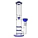 Produktbild REANICE (MOON A) Glasbong rauchen wasserpfeife wasserpfeife zum beispiel 18.8mm bong schüssel höhe 27cm direkt glas rohre honigwabe bohrinseln pfeife großen bongs glas - blau