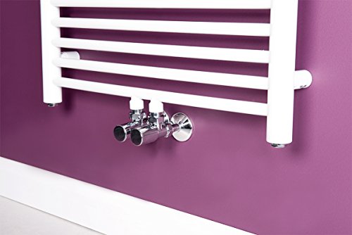 Handtuchheizkörper Badheizkörper 1760x600mm Weiß gerade - 6