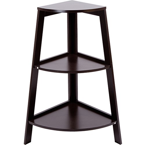 Preisvergleich Produktbild Königlich HWF Eck Bücher Blumenständer Trapez Lager Dreieck Schlafzimmer Wohnzimmer Bürobereiche (Farbe : Dunkelbraun)