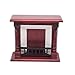 Produktbild Fanxing 1:12 Puppenhaus Miniatur Möbel Zimmer Holz Vintage Schwarz Weiß Kamin (Rot)