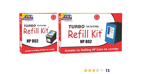 hp 802 color cartridge refill