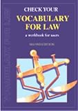 Image de Check your Vocabulary for Law. A Workbook for users, 2nd edition