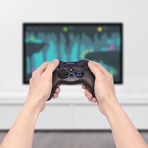Gamepad   Joystick WeTek para sistemas Android  smart boxes  m  viles y smartphones  tablet  mobile gaming   Gamefly  Windows PC USB 2 0 Bluetooth 2 1 Inal  mbrico Wireless Bater  a de Litio