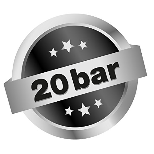 BEEM Espresso Perfect Ultimate 20 bar, Espresso-Siebträgermaschine mit italienischer 20 bar Profi-Pumpe und integriertem Milchaufschäumer, Chrom - 8