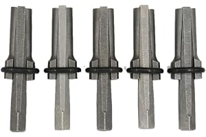 Handverktyg för att dela, MYAYD 5 stycken/set 16 mm kilar, slitstark, manuell stenklyvning för skulptörer, trottoar, rivning, husrenovering