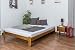 Produktbild Futonbett / Massivholzbett Kiefer Vollholz massiv Eichefarben A10, inkl. Lattenrost - Abmessung 160 x 200 cm