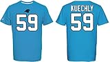 panther receiver aus Baumwolle NFL Football T-Shirt CAROLINA PANTHERS Luke Kuechly #59 Eligible Receiver in XXL (2XL)