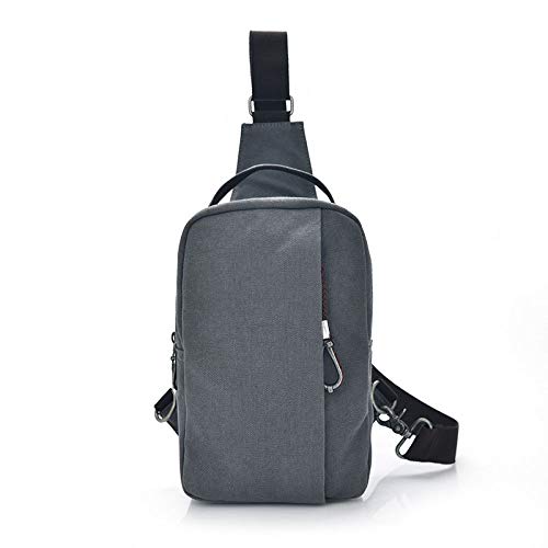 Preisvergleich Produktbild Circlefly Multifunktionale Leinwand Brust Tasche Herren Tasche Rucksack Doppel-Schulter Crossbody Tasche Retro-Brust Reisetasche