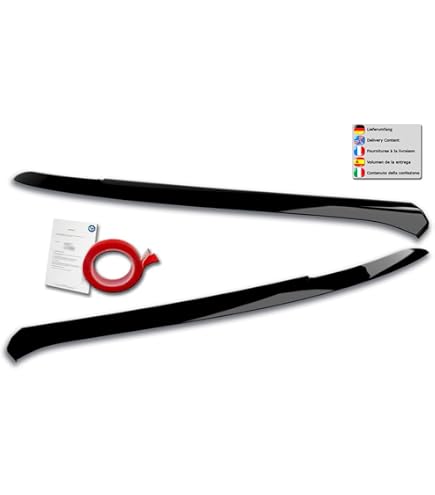 RDX Racedesign Palpebre fari compatibile con Opel Astra K HB 5-porte