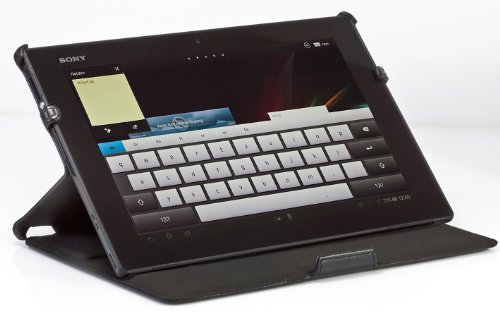 StilGut UltraSlim Case  funda con funci  n de soporte para el original Sony Xperia Z Tablet  negro