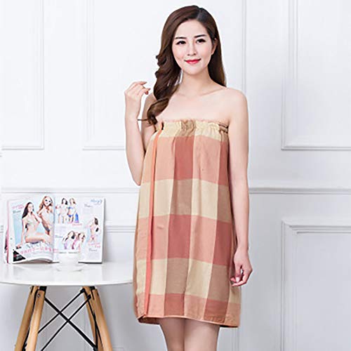 Preisvergleich Produktbild wzroy Baumwollschlauchoberteil Gaze Baderock Schnalle Damen Badetuch Bademantel