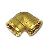 Stabilo-Sanitaer Messing Fitting Winkel 1 Zoll 90° DN25 Gewindefitting