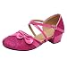 Produktbild Sannysis Kinder Latein Tanzschuhe Mädchen Stain Tanz Schuhe Ausgestelltes Hoher Absatz Sandalen Standard Salsa Tango Samba Rumba Soziale Ballsaal Outdoorschuhe