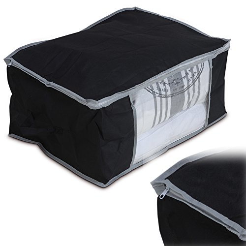 JEMIDI Aufbewahrungstaschen für Bettdecke Unterbettkommode Unterbett Tasche Aufbewahrung Kasten Bettkasten ca. 97cm x 50xm x 19cm (1 Stück) - 3