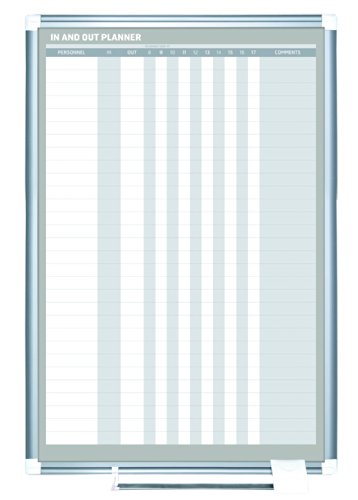 MasterVision Magnetic in/Out Vertical Planner Board (BVCGA02109830)