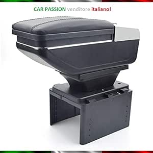 Bracciolo Nero Portaoggetti Auto Alfa 145 146 147 155 156 159 164 - Foto 3