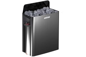 Harvia The Wall Black Steel Poêle pour sauna avec unité de commande intégrée 6 kW