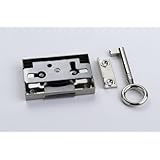 Schrankschloss mit Schlüssel, Messing, 63mm (1 Stück): Amazon.de: Baumarkt