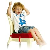 Lalawow Cojín Asiento Infatil Para Niños Robustos Niños Ajustables Oxford Desmontables Cenar Cómodo Cojín Fácil Limpieza (Multicolor)