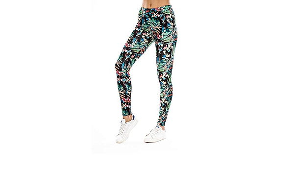 Lindissims - Leggings Eco-sostenibili, con Stampa Hawaii, Donna, Verde, …  (XXS) : Amazon.it: Abbigliamento